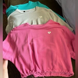 Women’s best adjustable drawstring cropped Tshirts